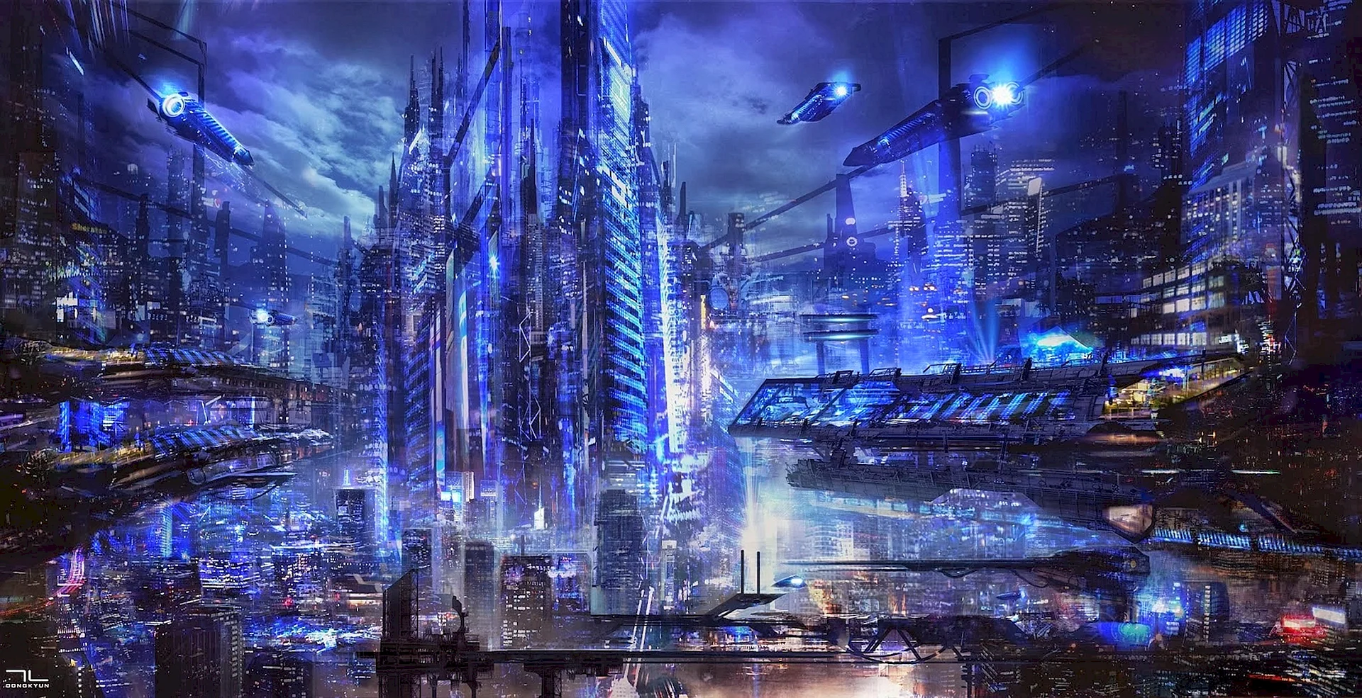 Cyberpunk City Wallpaper