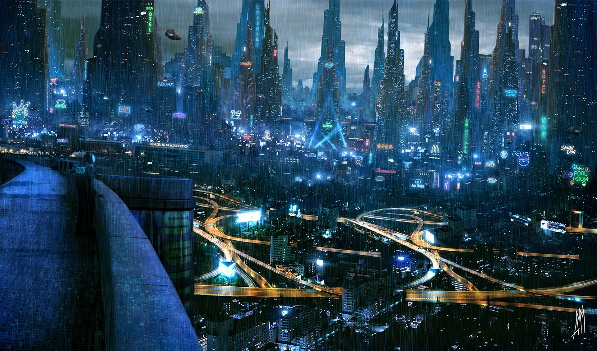 Cyberpunk City Wallpaper