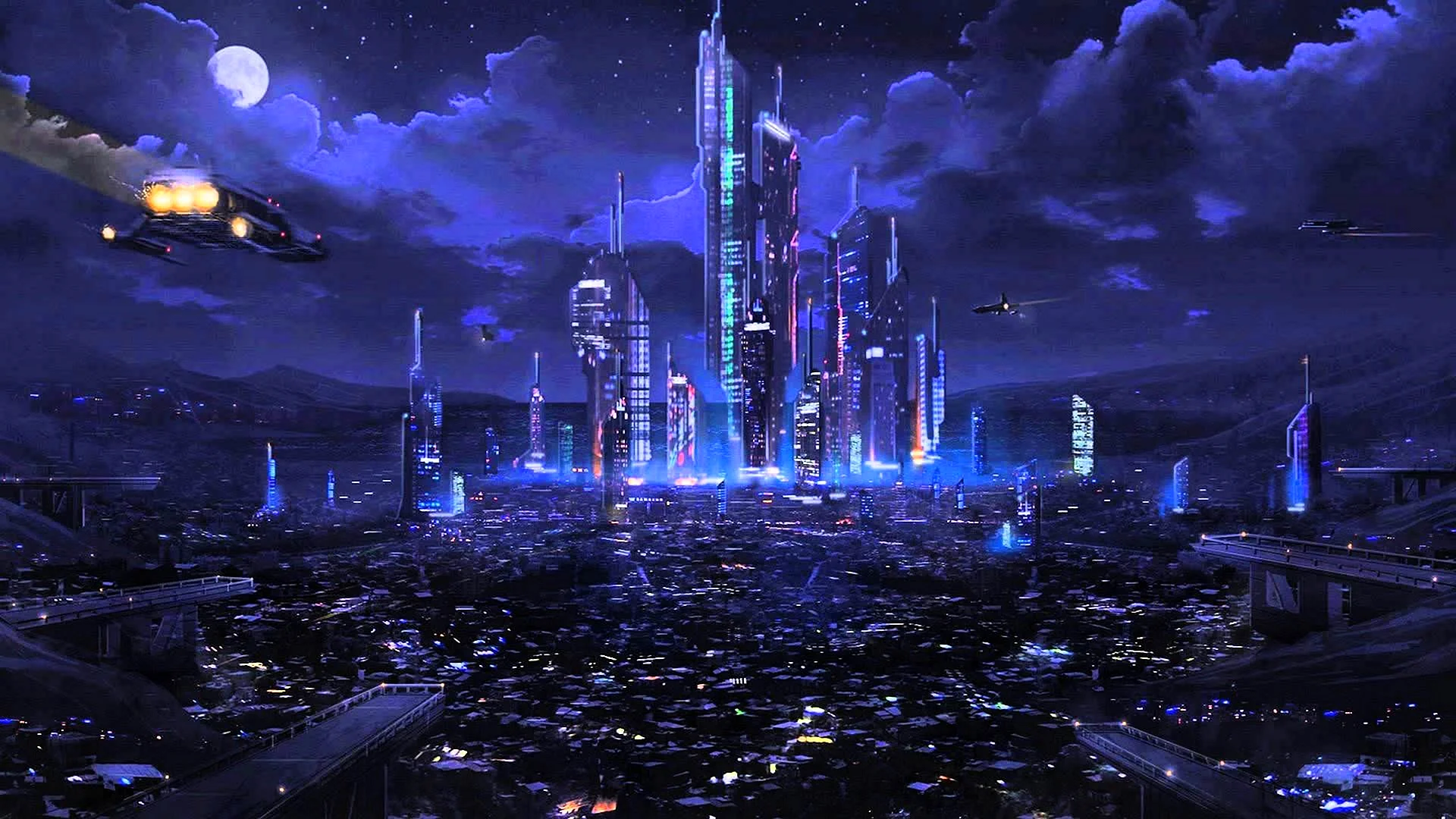 Cyberpunk City Wallpaper