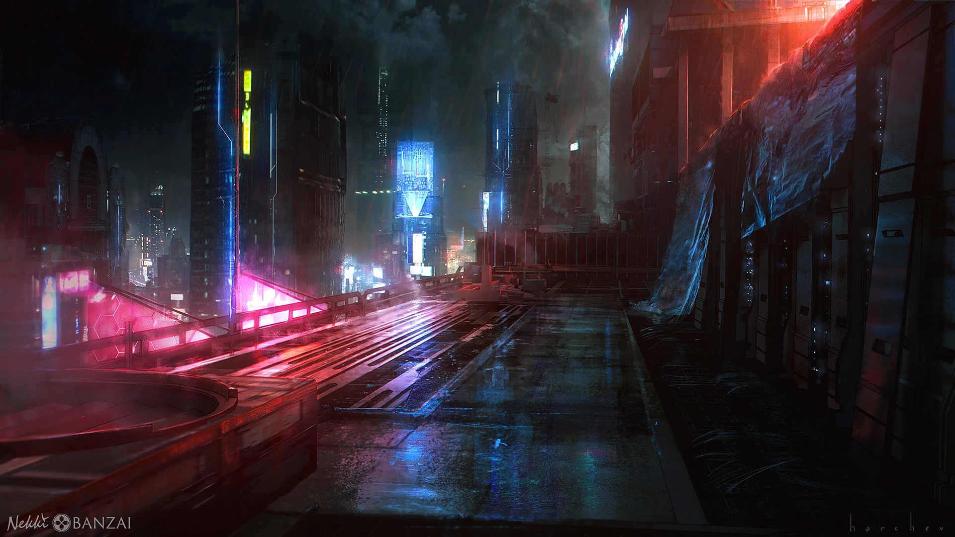 Cyberpunk Street Wallpaper