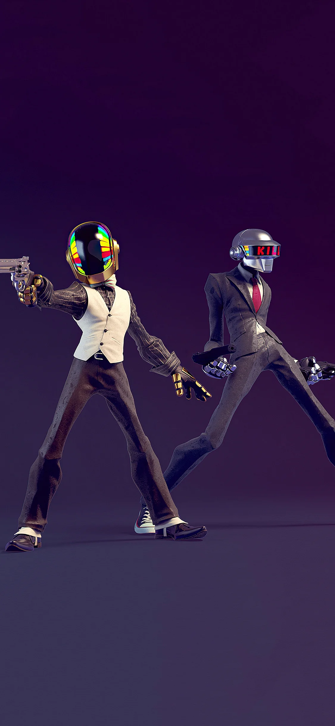 Daft Punk Skeletons Around The World Wallpaper For iPhone