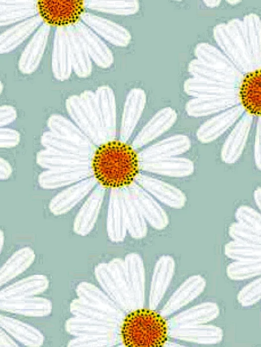 Daisy Pattern Background Wallpaper