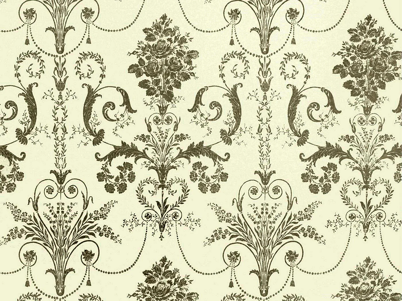 Damask Design Wallpaper