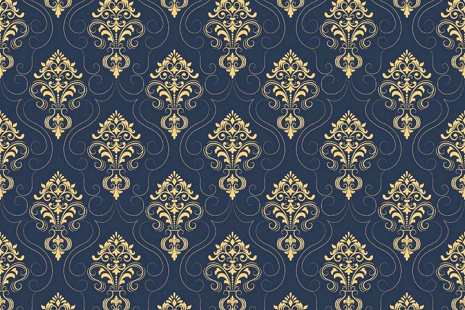 Damask Pattern Wallpaper