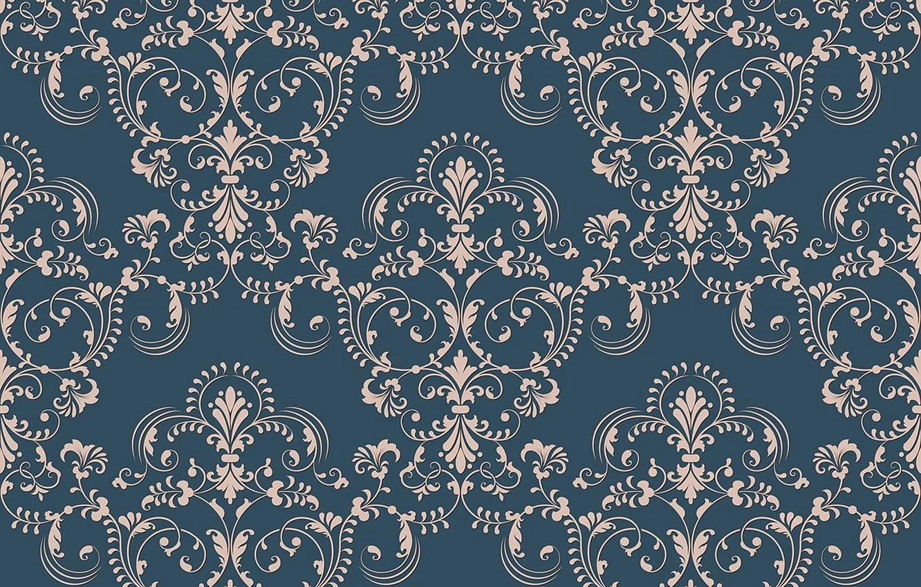 Damask Pattern Wallpaper