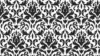 Damask Pattern Black Wallpaper