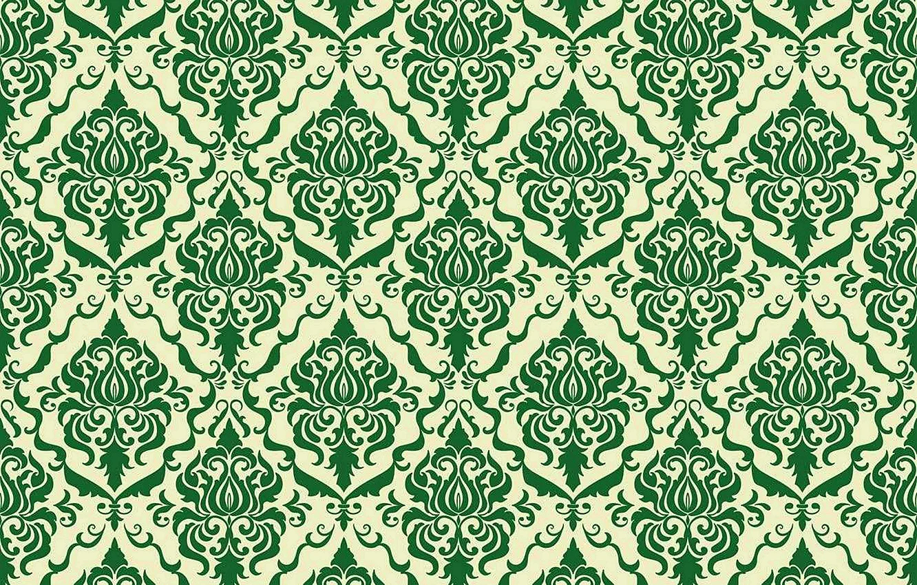 Damask Pattern Vector Wallpaper