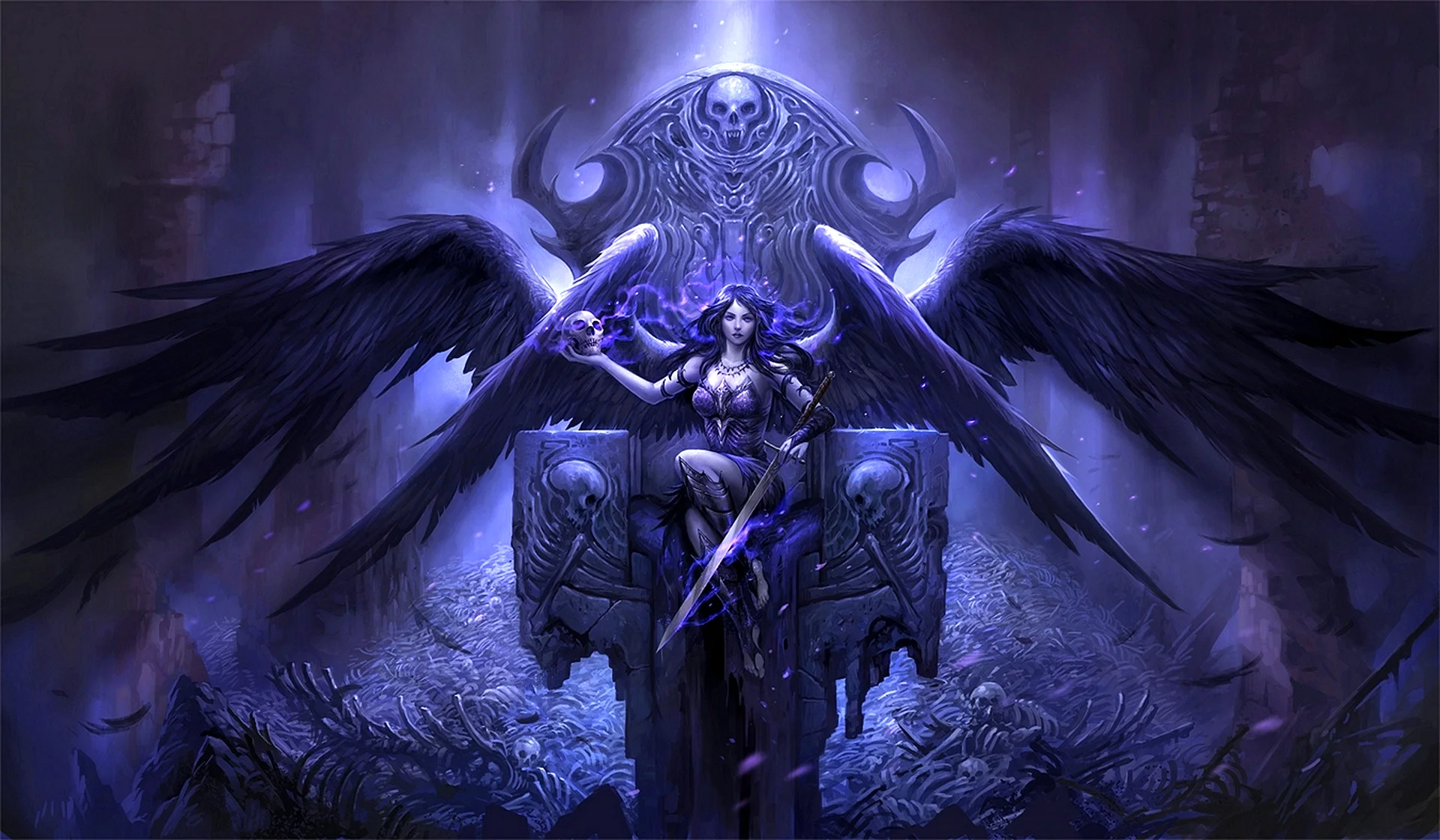 Dark Angel Art Wallpaper