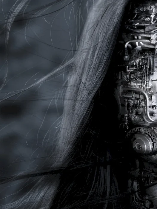 Dark Cyborg Girl Wallpaper