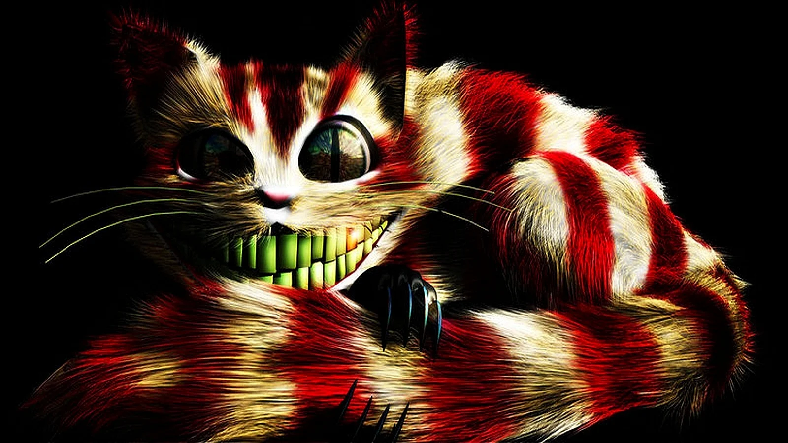 Dark Evil Cat Wallpaper