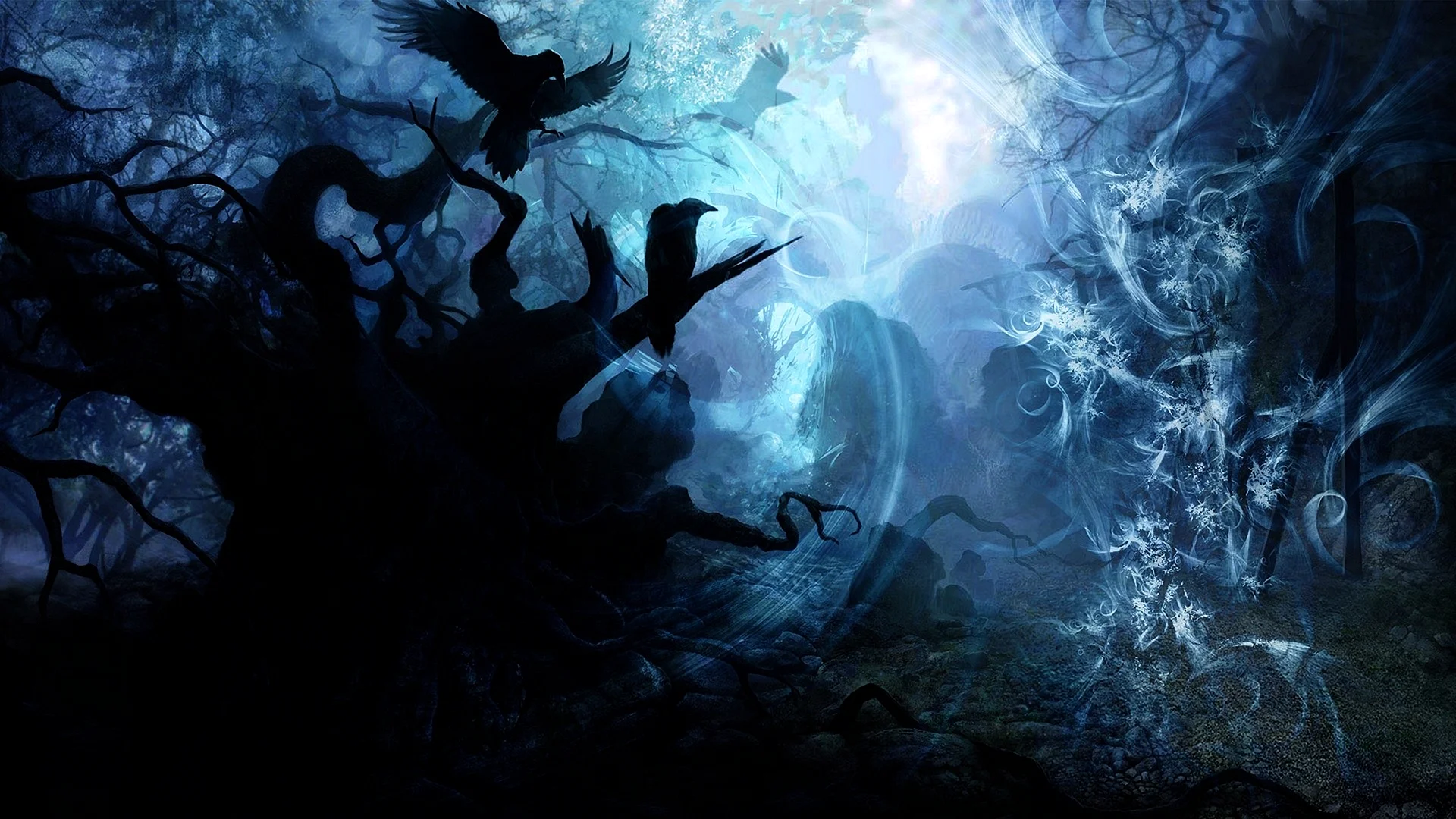Dark Fantasy Background Wallpaper