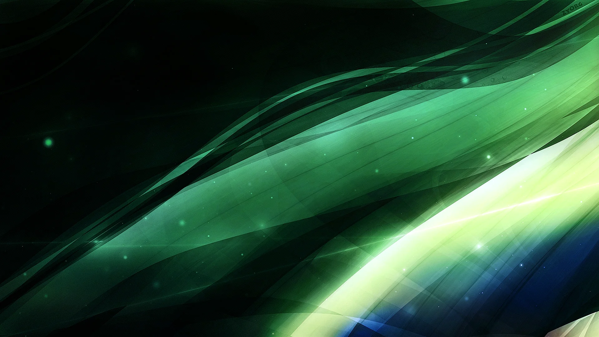 Dark Green Abstract Wallpaper
