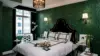 Dark Green Bedroom Wallpaper