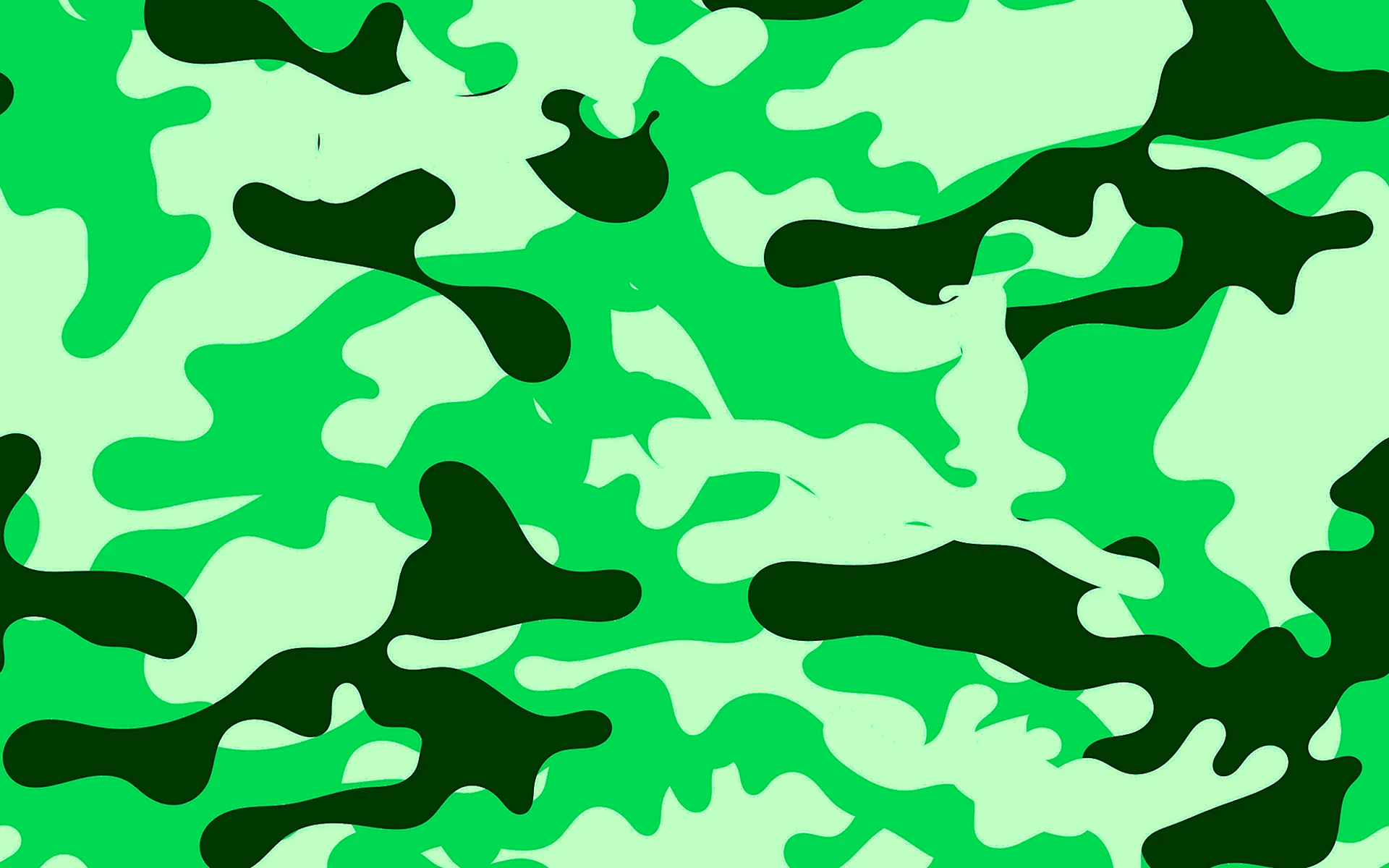 Dark Green Camouflage Wallpaper