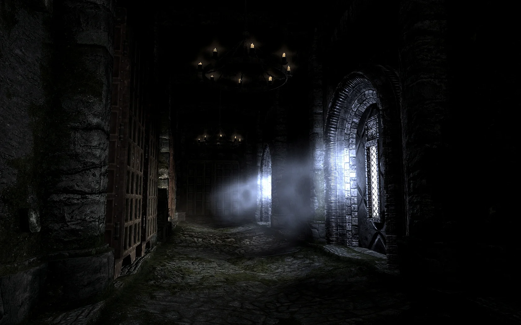 Dark Hall Castle Wallpaper