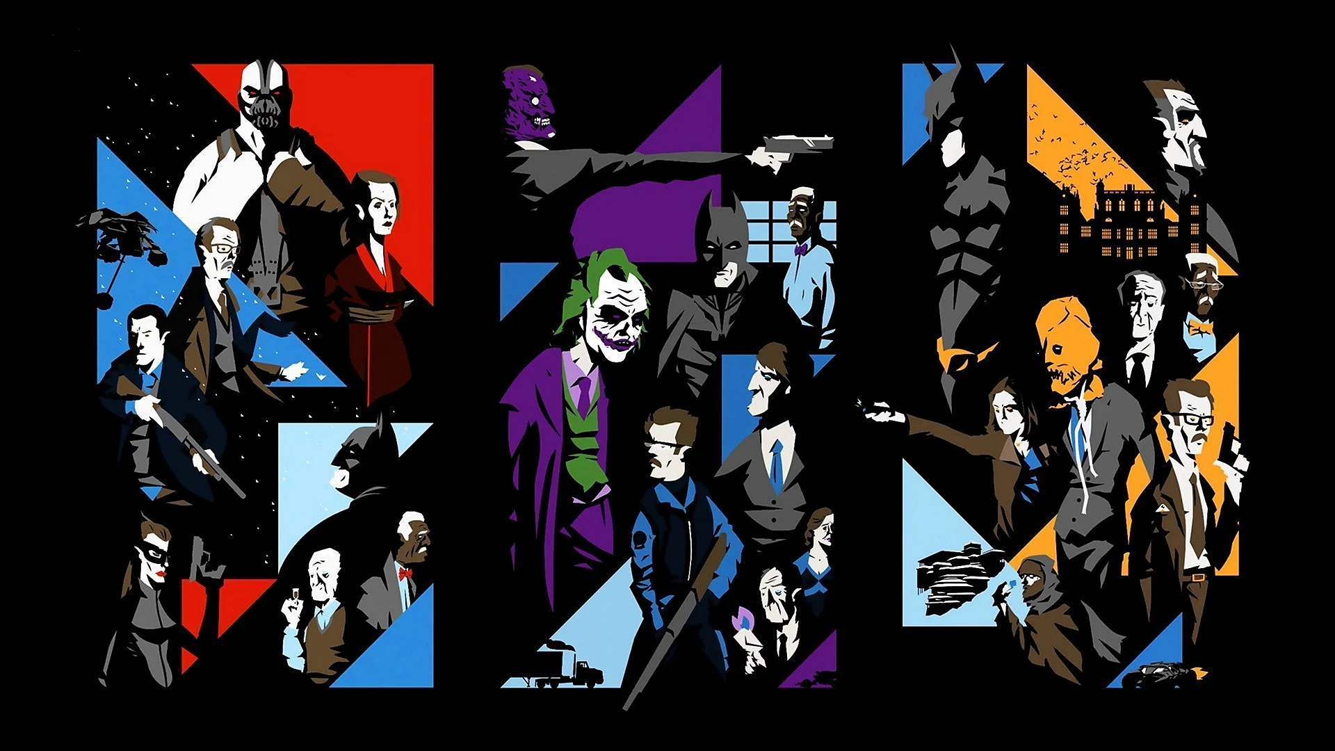 Dark Knight Trilogy Wallpaper