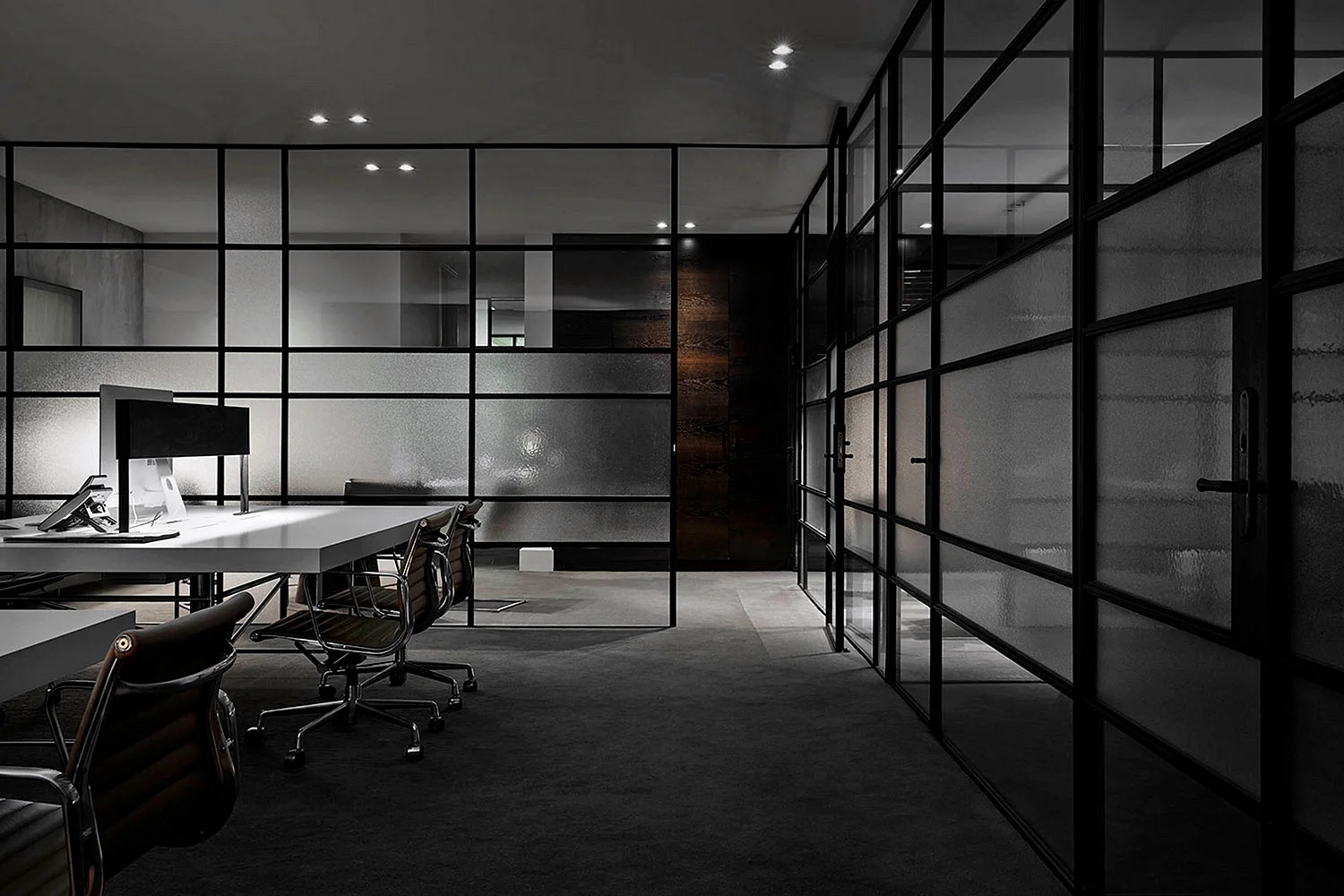 Dark Office Wallpaper