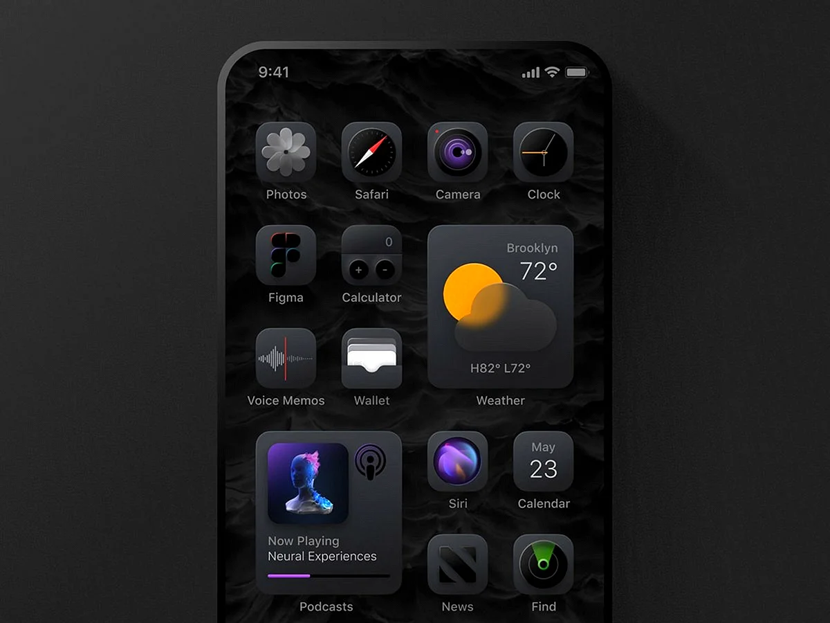 Dark Theme iphone Wallpaper
