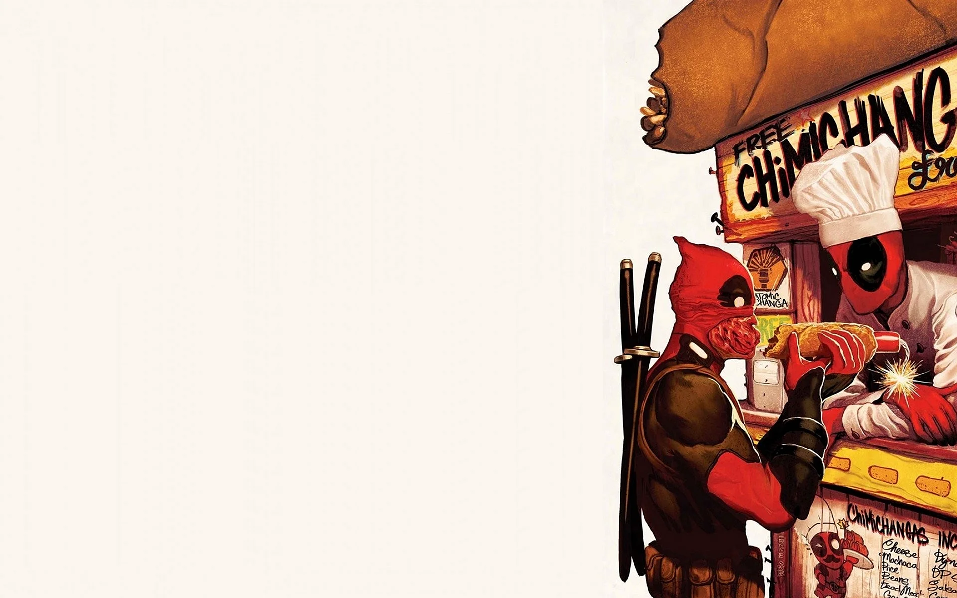 Deadpool Chimichanga Wallpaper