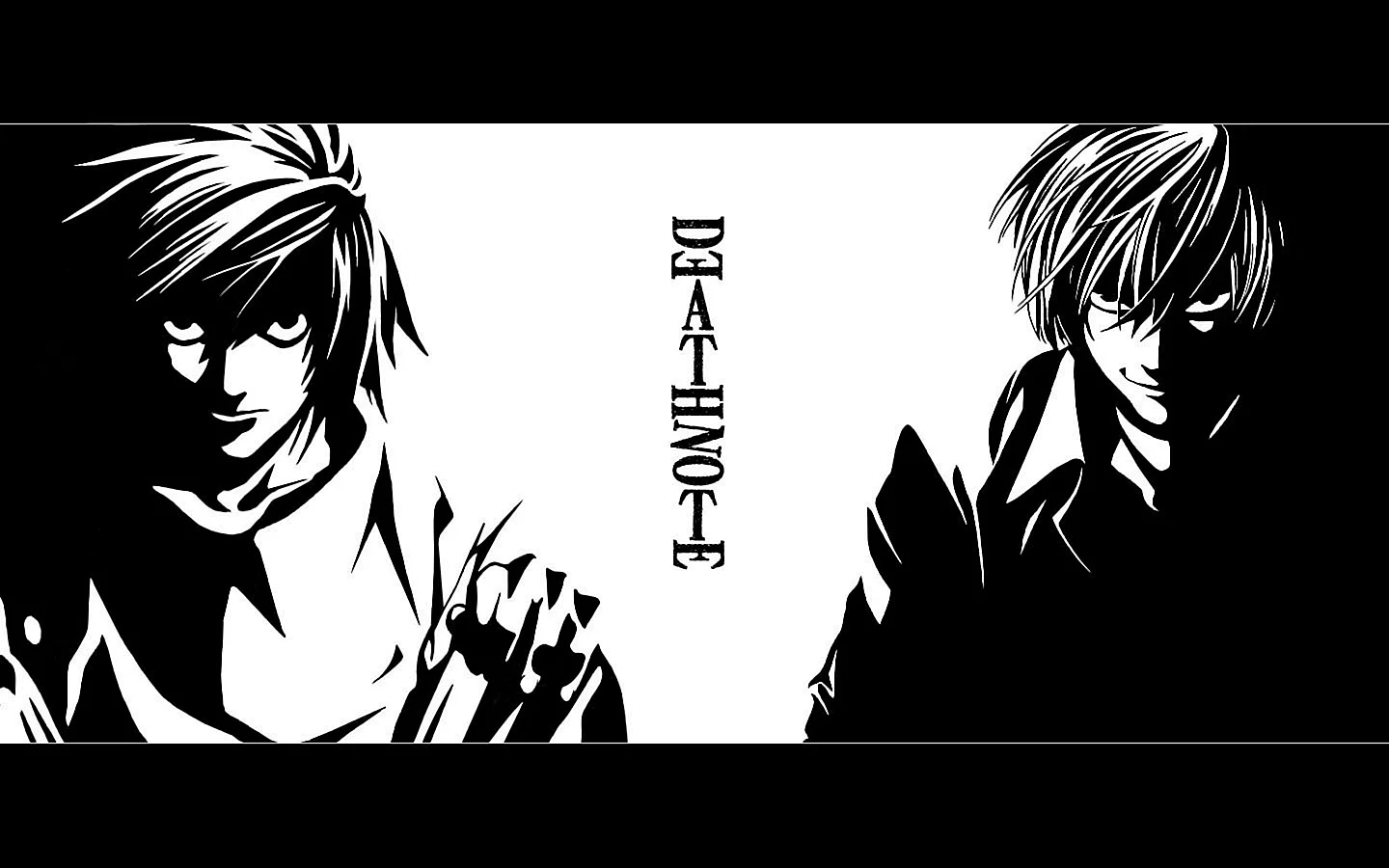 Death Note Black And White Wallpaper