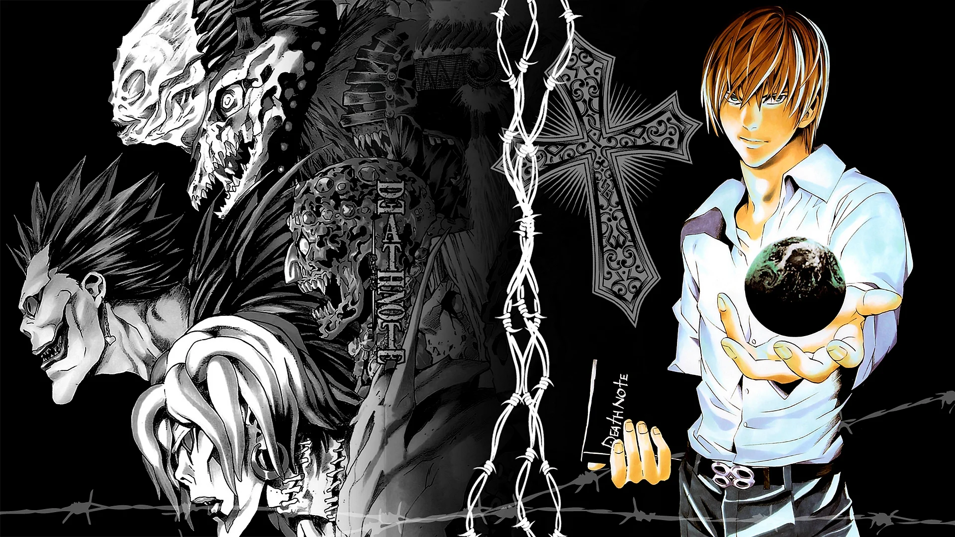 Death Note Light And Ryuk Wallpaper