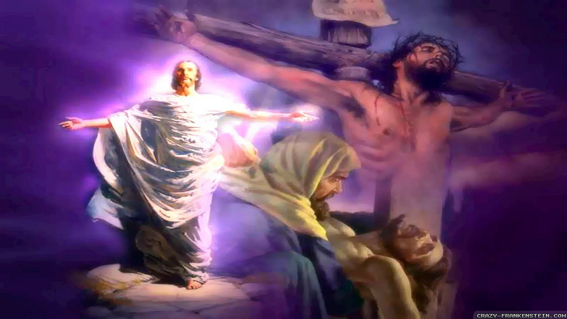 Death And Resurrection Of Jesus Wallpaper