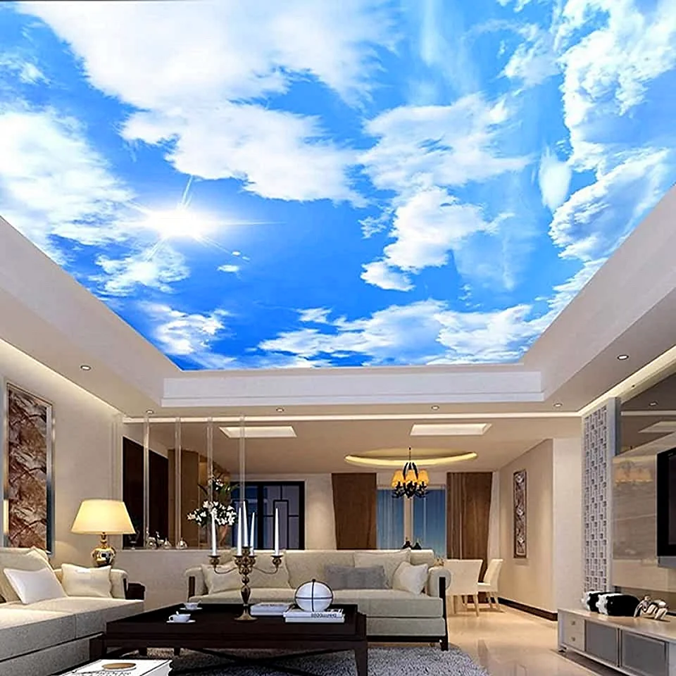 Decorate Cloud Ceiling Rgb Wallpaper