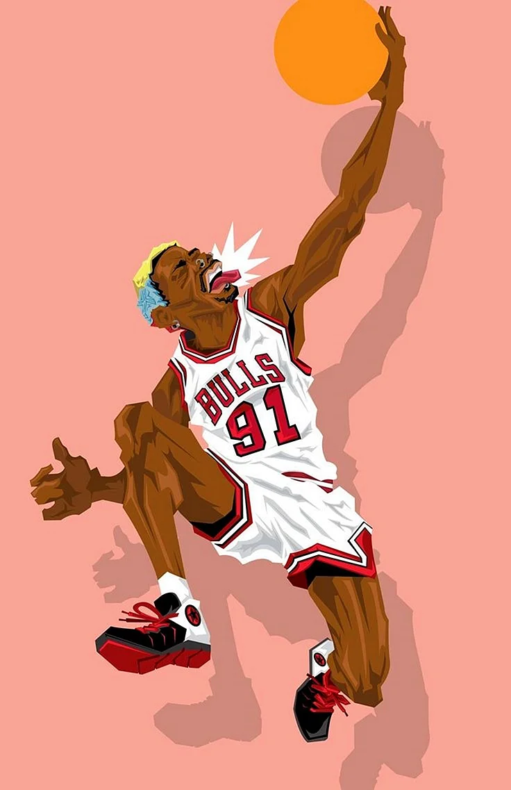 Dennis Rodman Artist Wallpaper