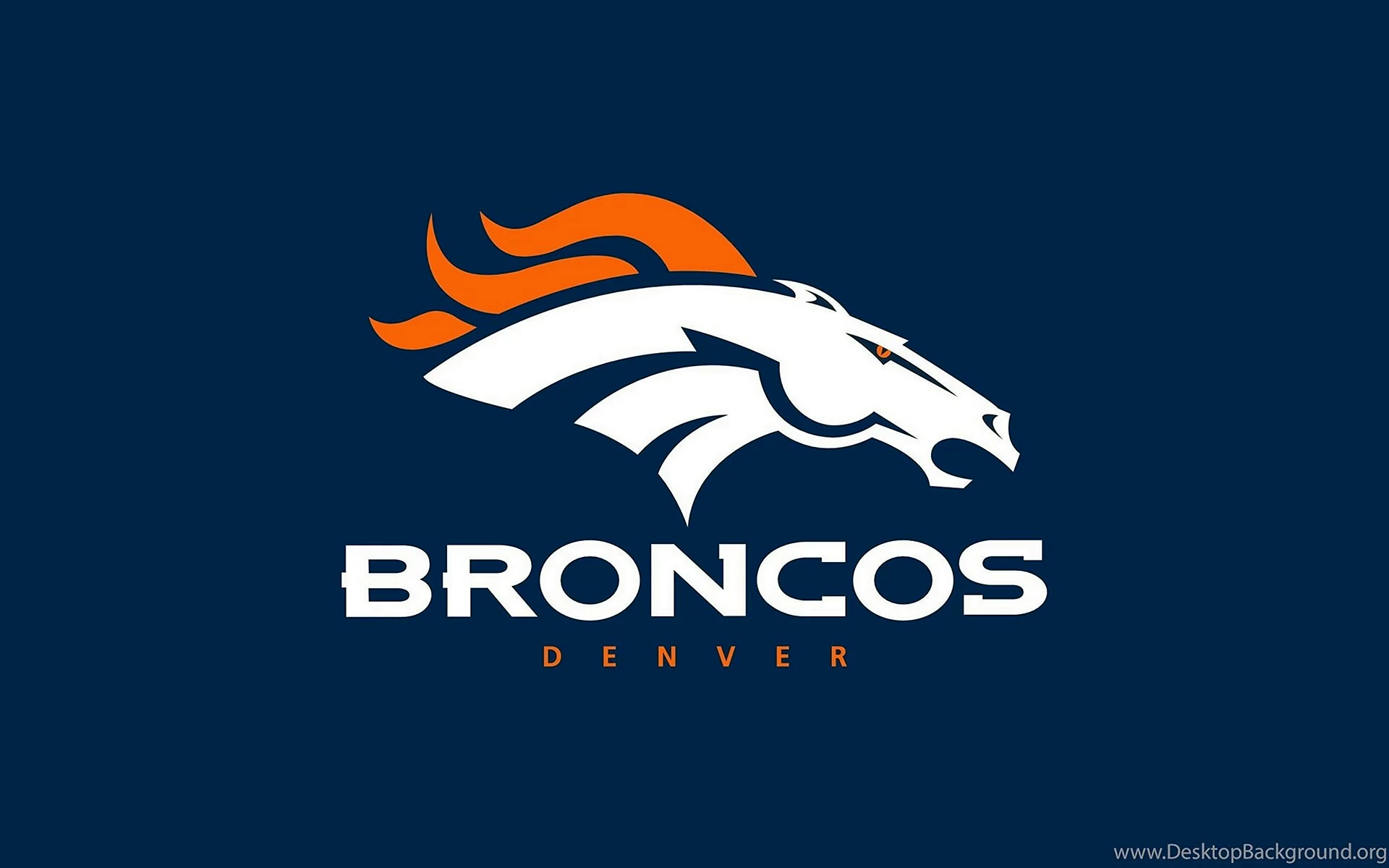 Denver Broncos logo vector Wallpaper