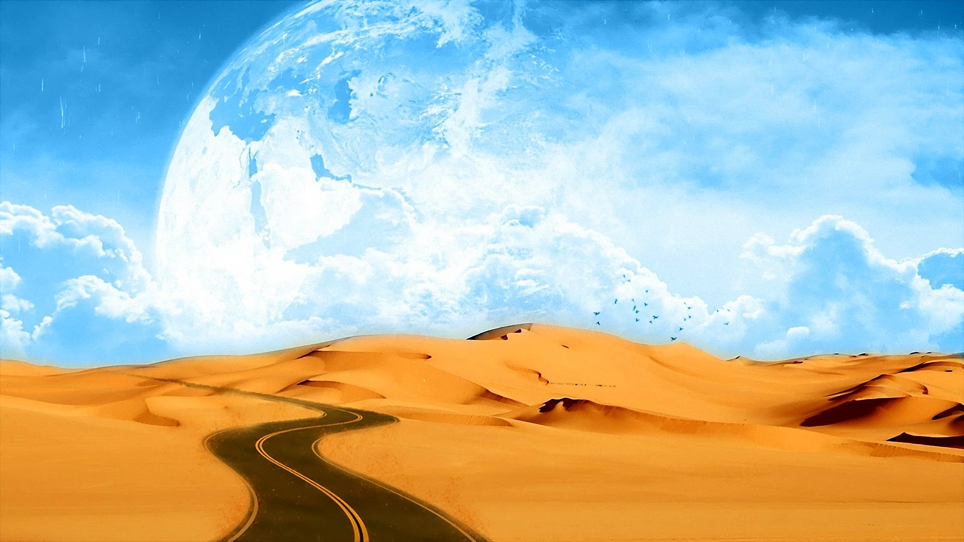 Desert background Wallpaper