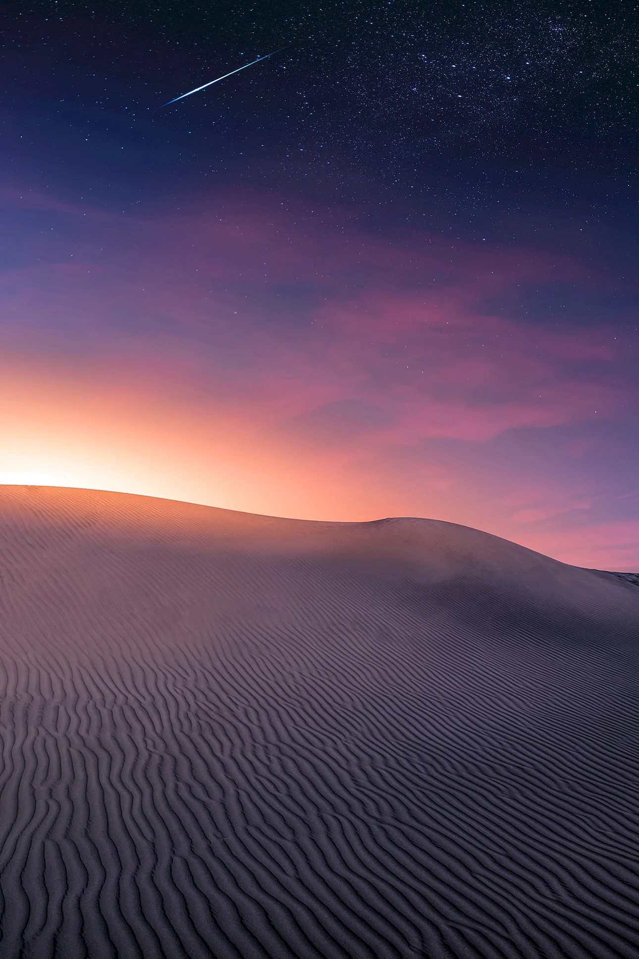 Desert Night Wallpaper For iPhone