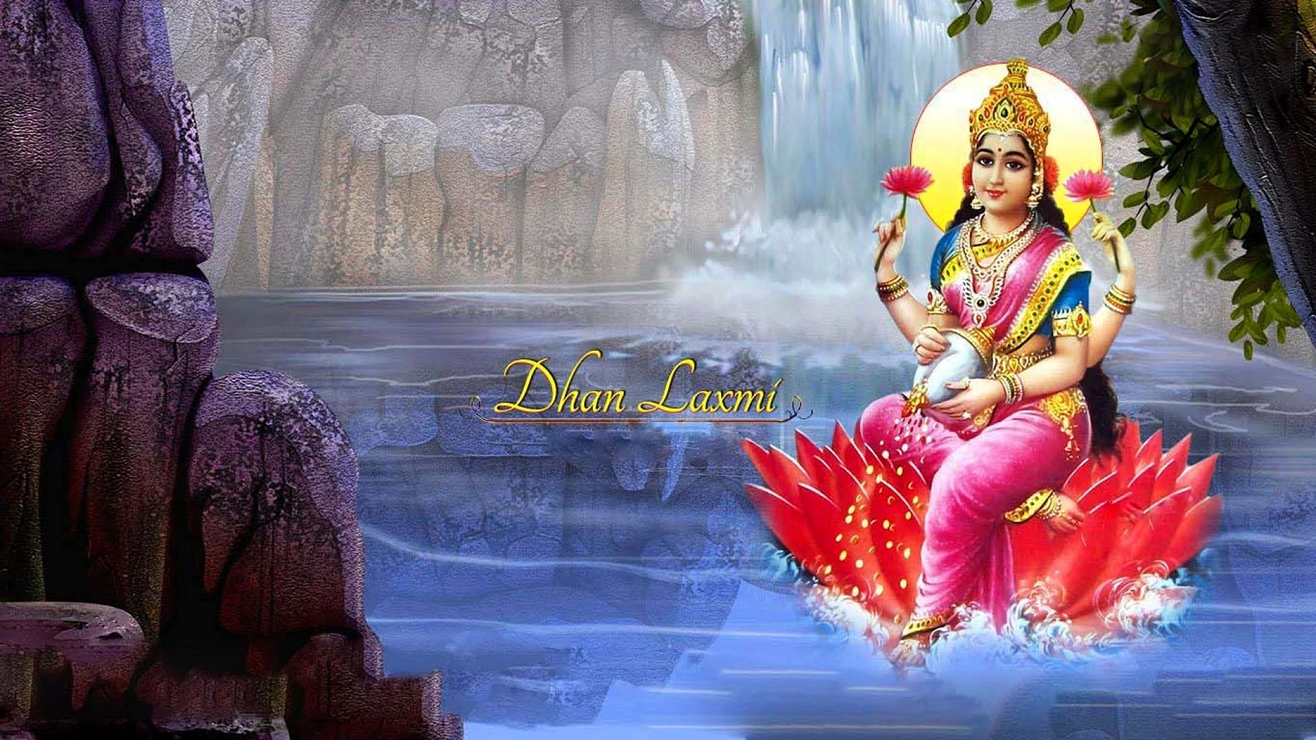 Dhana Laxmi God Wallpaper