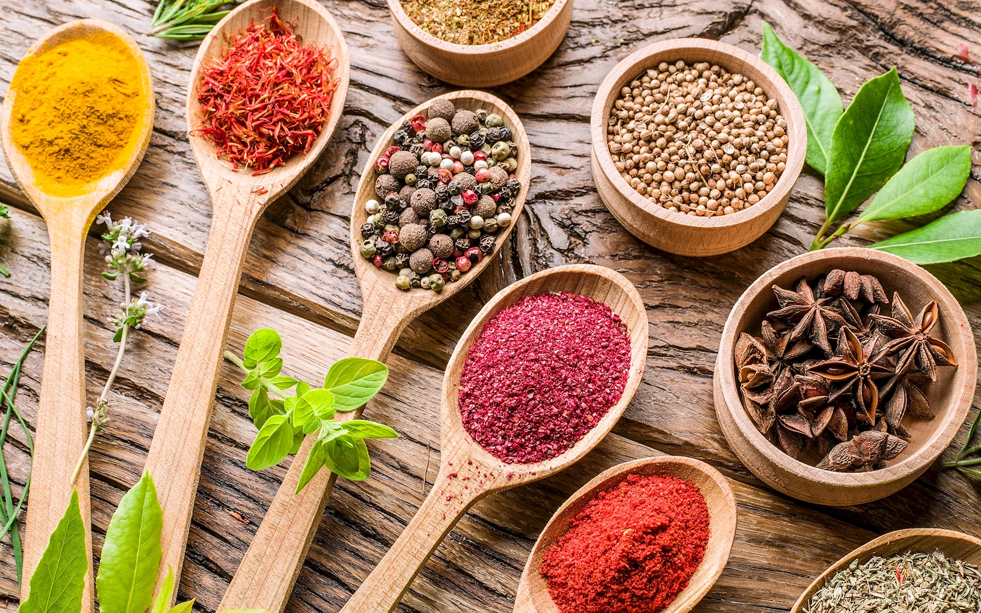 Different Spices Wallpaper