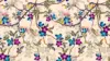 Digital Flower Pattern Wallpaper