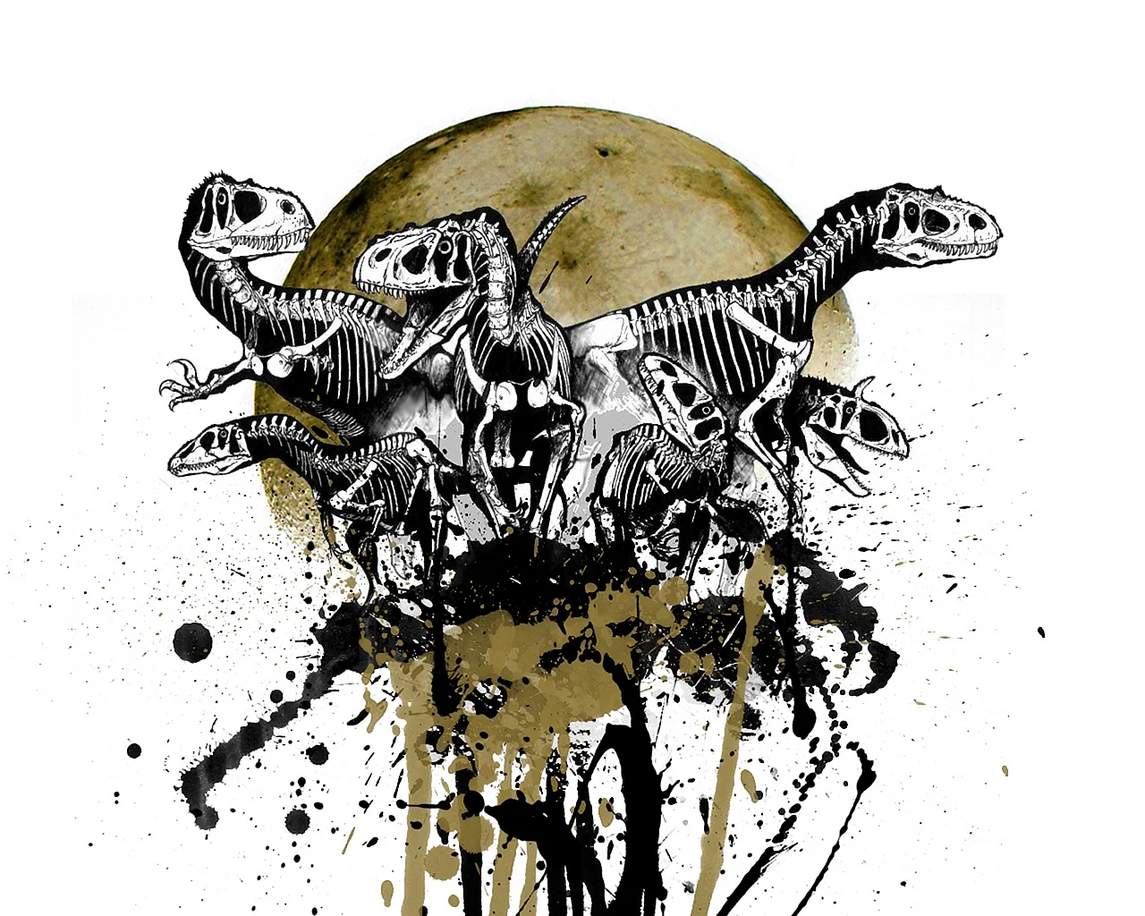 Dinosaur Design Wallpaper