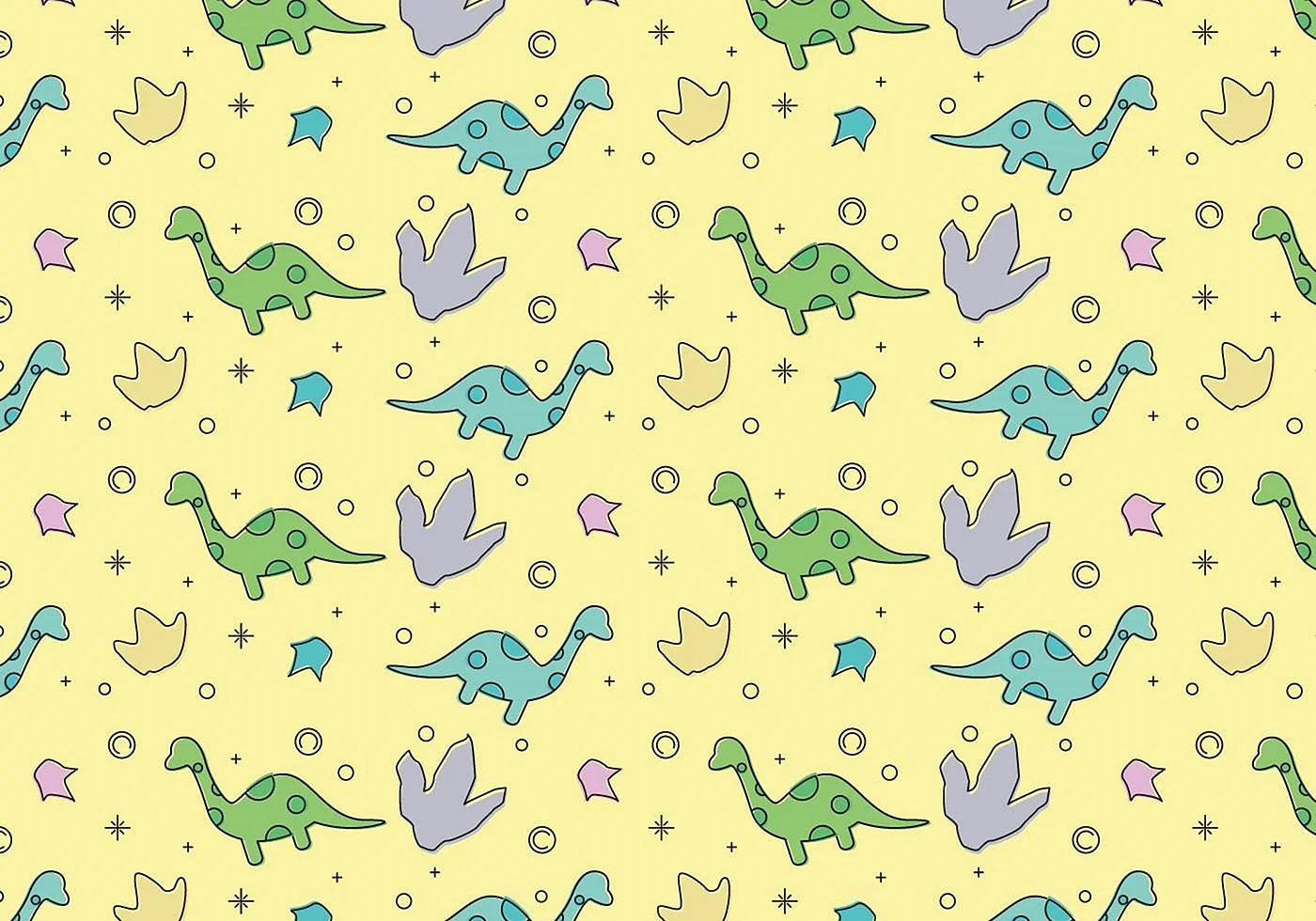 Dinosaur pattern Wallpaper