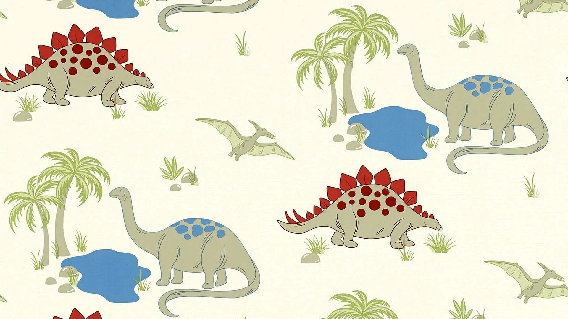 Dinosaur Seamless Wallpaper