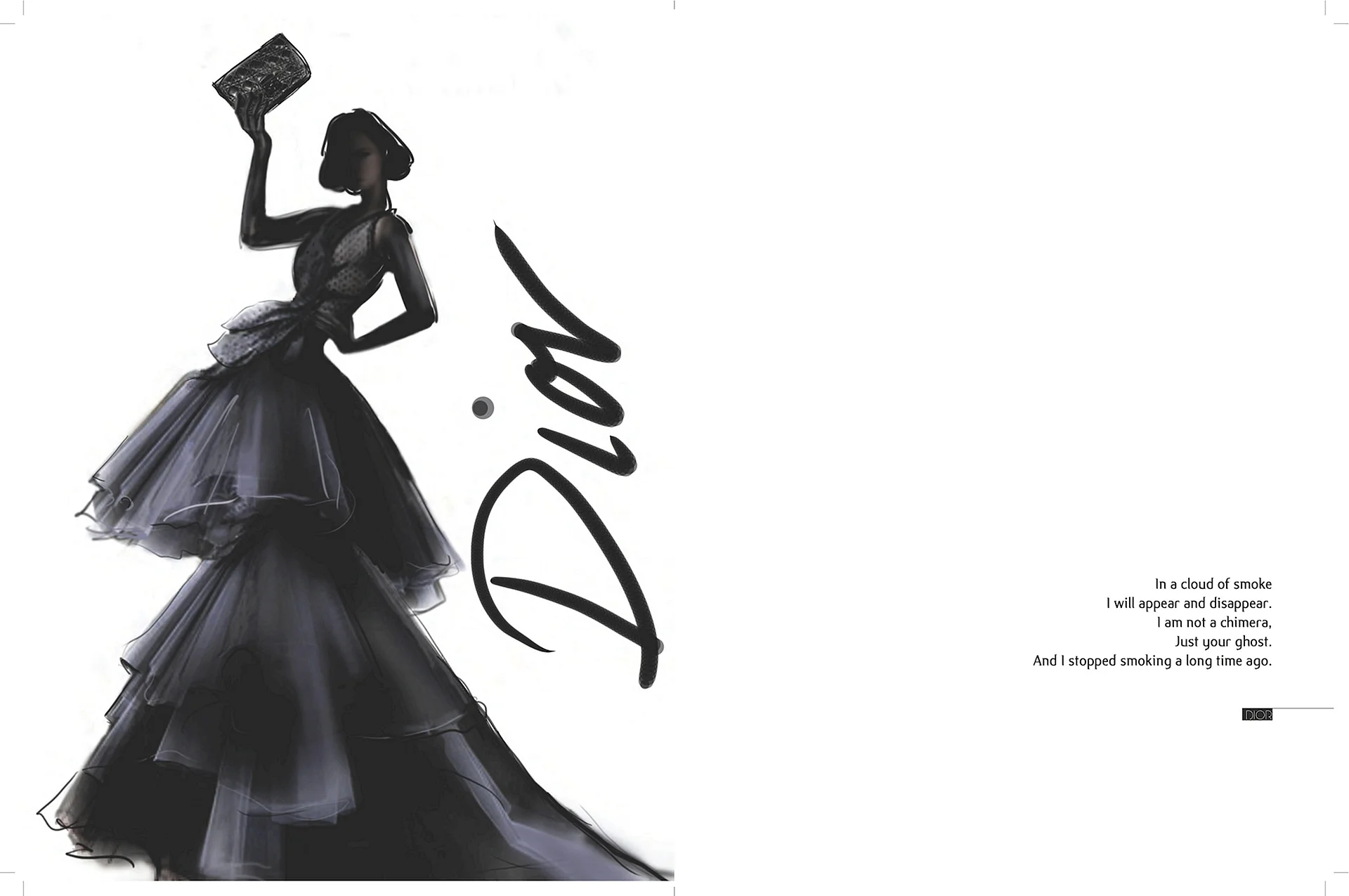 Dior logo Art Wallpaper