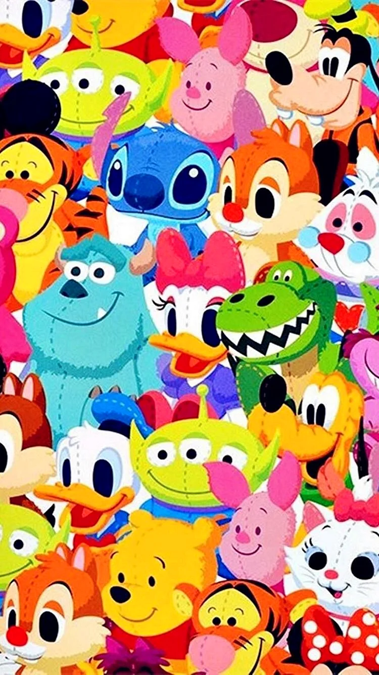 Disney Characters Wallpaper For iPhone
