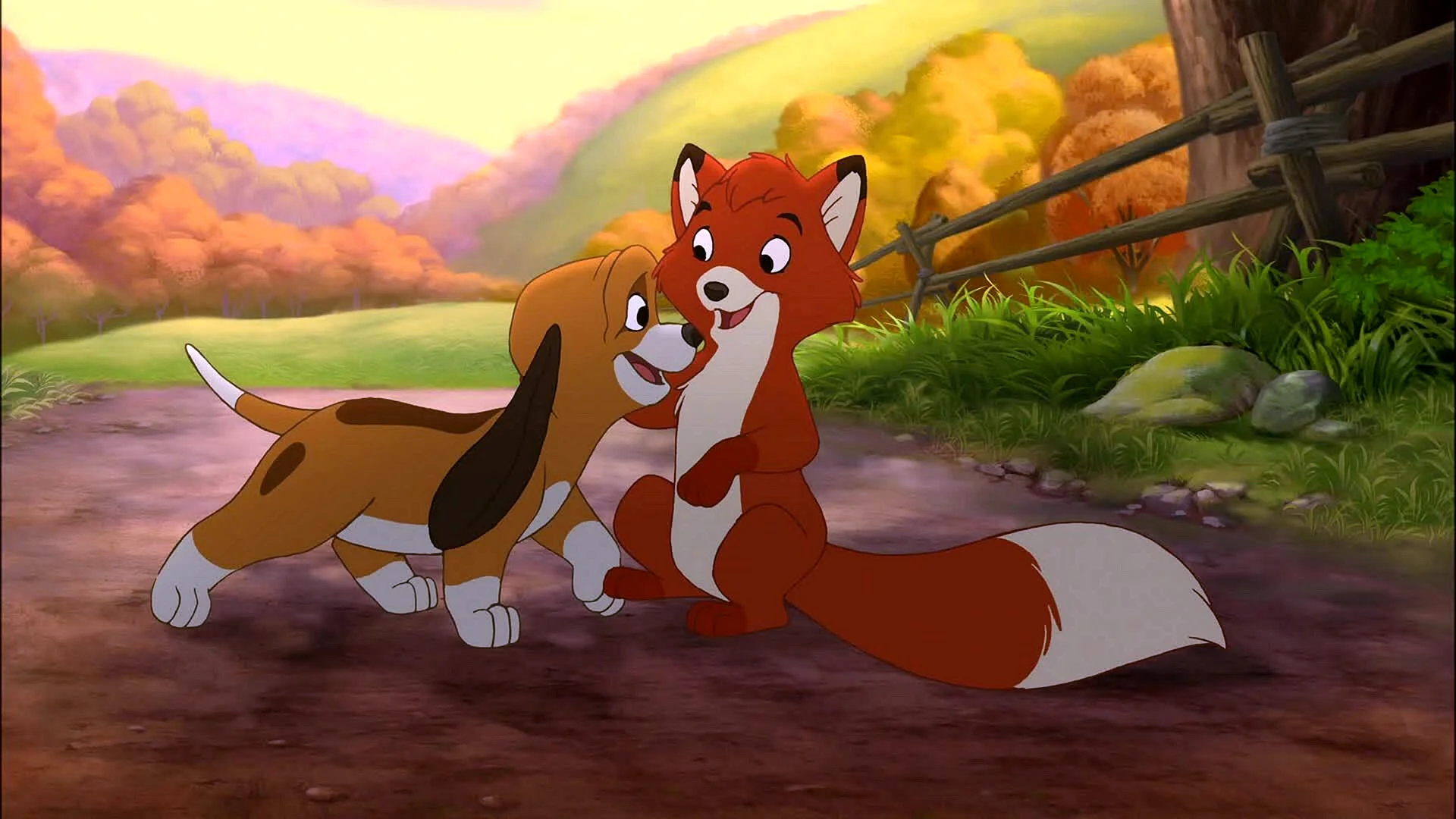 Disney Fox And The Hound Wallpaper