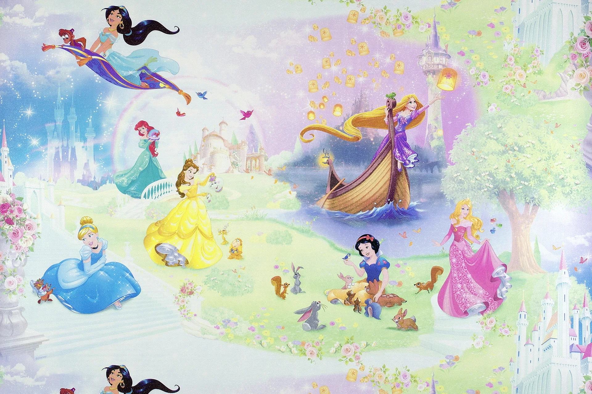 Disney Princess Garden Wallpaper