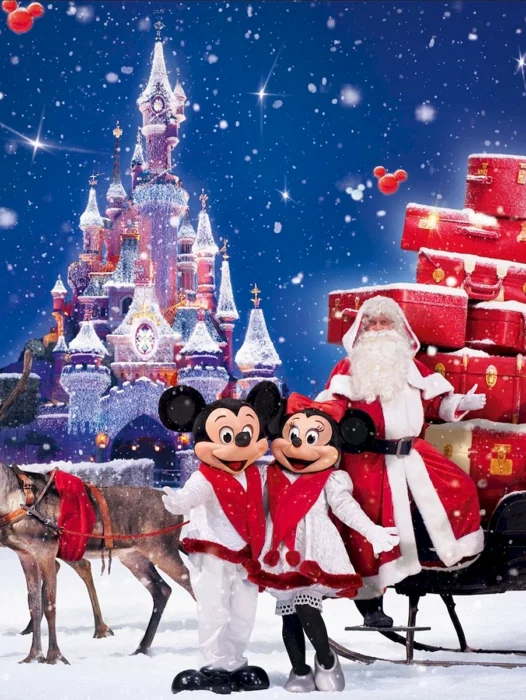 Disneyland Paris Christmas Wallpaper