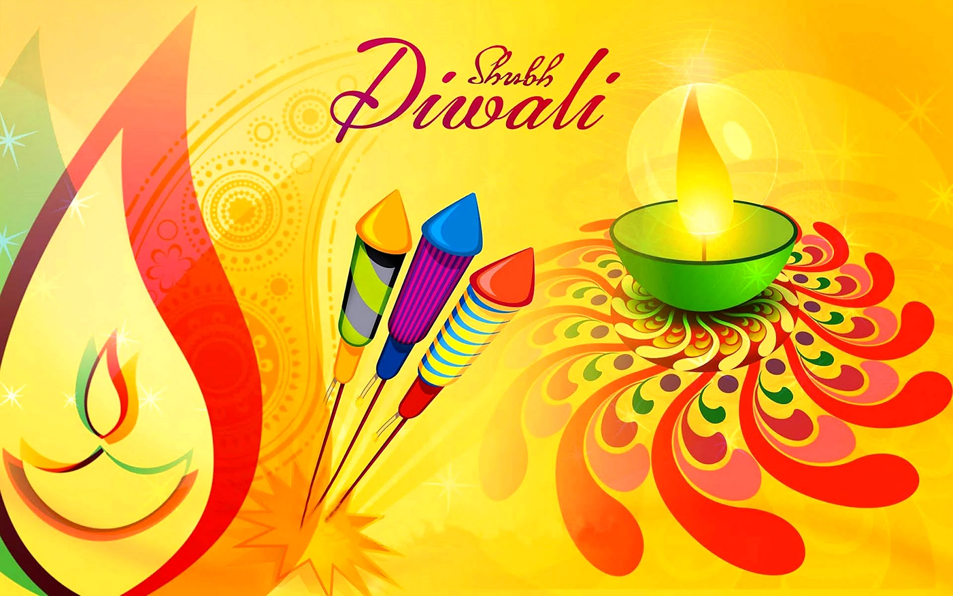 Diwali Greetings Wallpaper