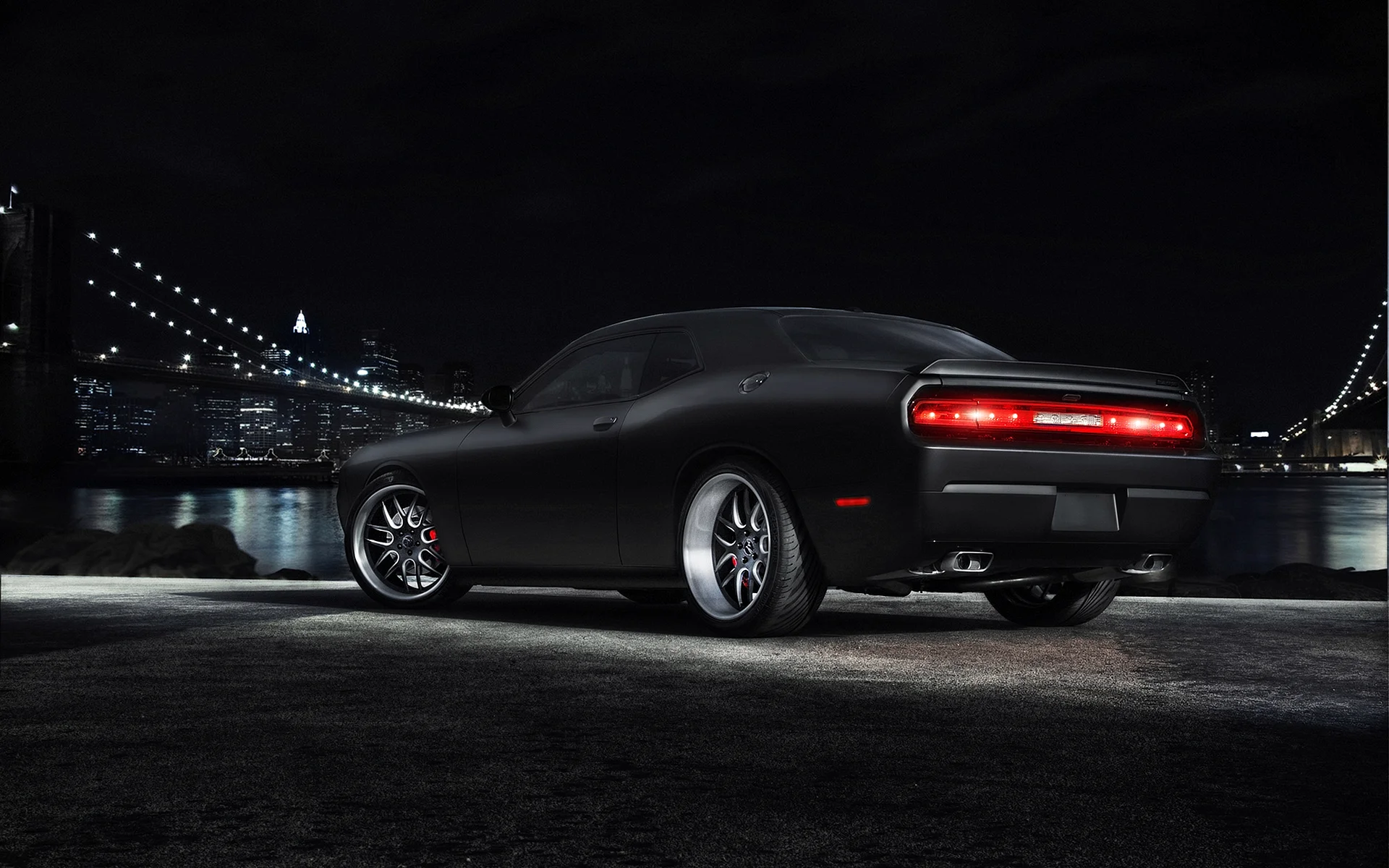 Dodge Challenger Black Wallpaper