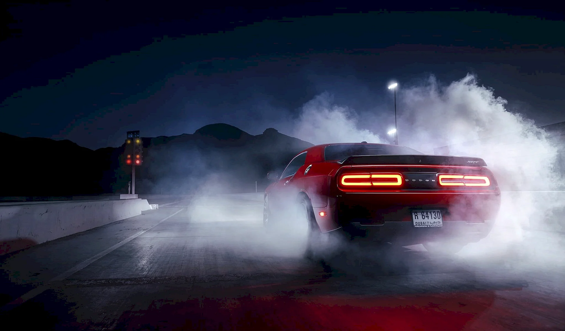 Dodge Challenger Srt Demon Smoke Wallpaper