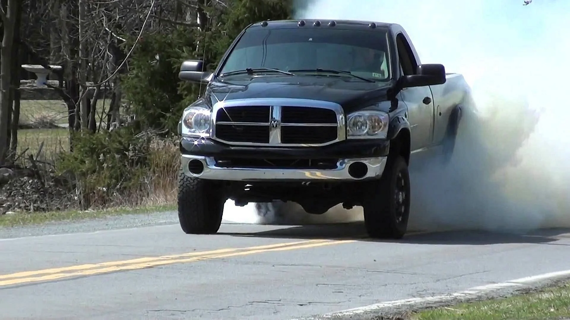 Dodge Ram Burnout Wallpaper