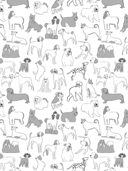 Dog Pattern Wallpaper