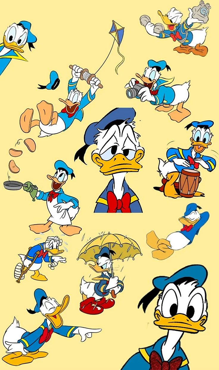 Donald Duck Phone Wallpaper For iPhone
