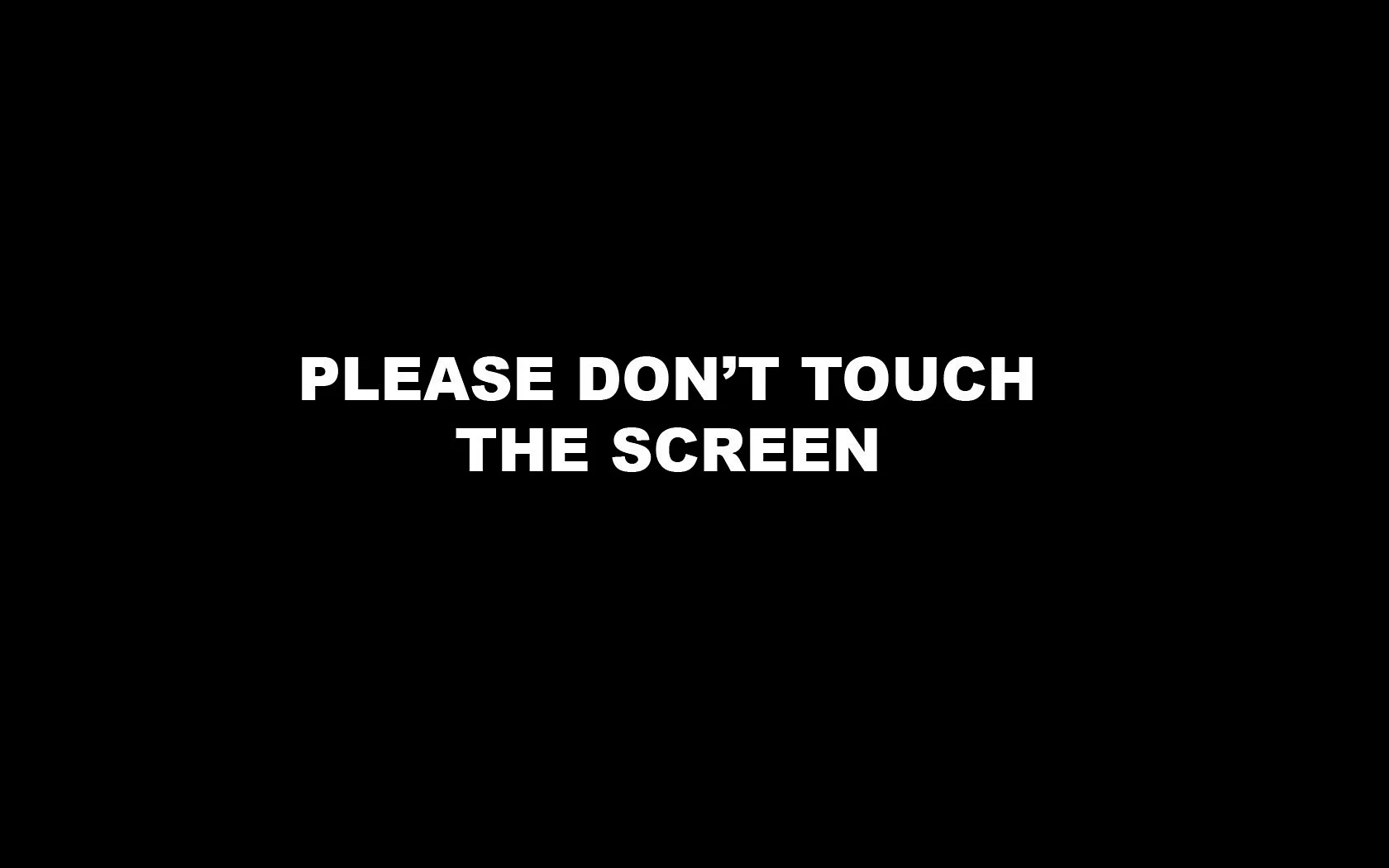 Dont Touch My Computer Wallpaper