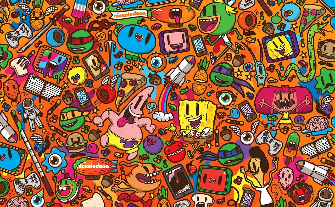 Doodle Pattern Wallpaper